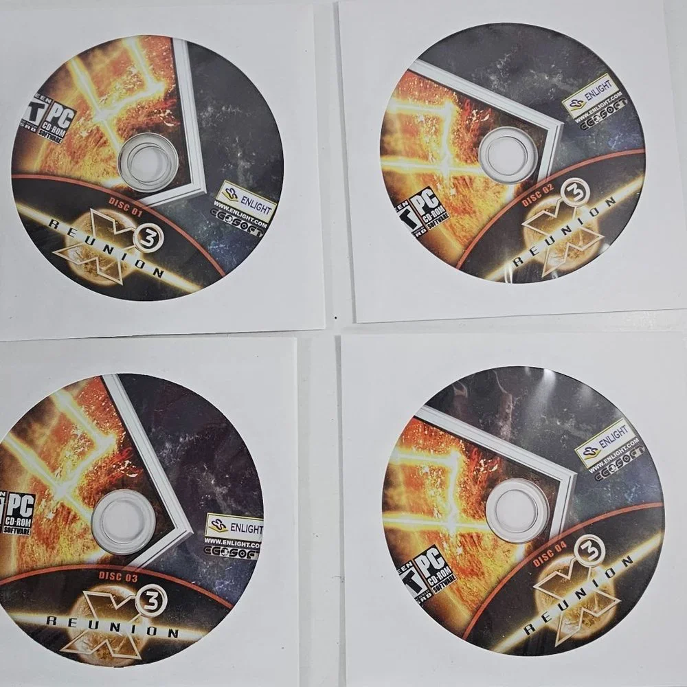X2: The Threat X3 Reunion CD-ROM PC Lot 2003 2005 Missing 1 Disc